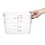 Vogue Polycarbonate Food Container, 10 L with Measuring Cup