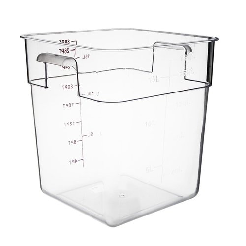 Vogue Polycarbonate Food Container, 15 L with Measuring Cup Vogue Polycarbonate Food Container, 15 L with Measuring Cup