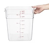 Vogue Polycarbonate Food Container, 15 L with Measuring Cup Vogue Polycarbonate Food Container, 15 L with Measuring Cup