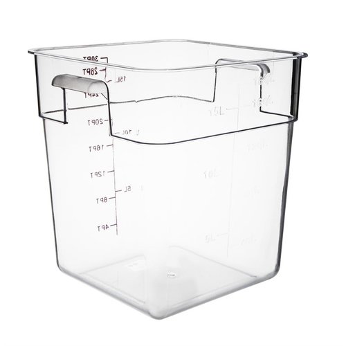 Vogue Polycarbonate Food Container, 15 L with Measuring Cup Vogue Polycarbonate Food Container, 15 L with Measuring Cup