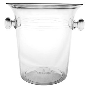 XXLselect Wiaderko z akrylu do wina lub szampana Ø210 mm, (h)210 mm, transparentne XXLselect Wiaderko z akrylu do wina lub szampana Ø210 mm, (h)210 mm, transparentne