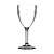BBP Transparent Polycarbonate Wine Glass 310 ml CE Marked at 175 ml and 250 ml (Pack of 12)