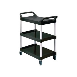 Rubbermaid Aluminium 3 Tier Service Trolley 959 x 854 x 473 mm