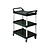Rubbermaid Aluminium 3 Tier Service Trolley 959 x 854 x 473 mm