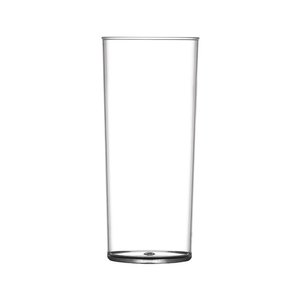 BBP Transparent Polycarbonate Hi Ball Glass 340 ml CE Marked (Pack of 48)