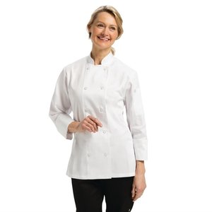 Chef Works Marbella Womens Executive Chefs Jacket White XL Chef Works Marbella Womens Executive Chefs Jacket White XL