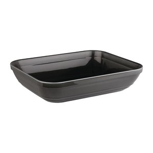 APS Emma GN 1/2 Bowl Grey 325 x 265mm APS Emma GN 1/2 Bowl Grey 325 x 265mm
