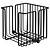 APS Urban Napkin Holder Black 190 x 190 x 180mm