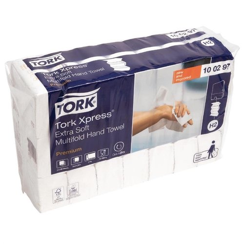 Tork Xpress Extra-Soft Multi-Fold Hand Towels 2-Ply (Pack of 2100) Tork Xpress Extra-Soft Multi-Fold Hand Towels 2-Ply (Pack of 2100)