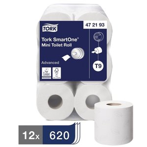 Tork SmartOne Mini Toilet Rolls (Pack of 12) Tork SmartOne Mini Toilet Rolls (Pack of 12)