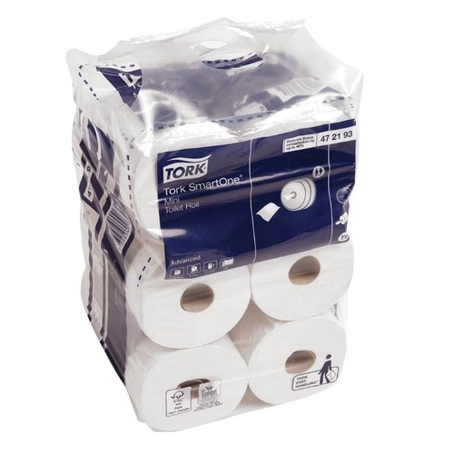 Tork Mini rolki papieru toaletowego SmartOne (12 szt.) Tork Mini rolki papieru toaletowego SmartOne (12 szt.)