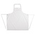 Whites Chefs Clothing Whites Waterproof Bib Apron White