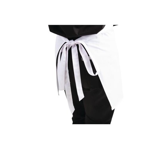 Whites Chefs Clothing Whites Short Bistro Apron White Whites Chefs Clothing Whites Short Bistro Apron White