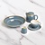 Olympia Kiln Pasta Bowls Ocean 250mm (Pack of 4)