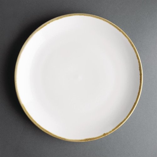 Olympia Kiln Chalk Round Coupe Plate 280mm (Pack of 4) Olympia Kiln Chalk Round Coupe Plate 280mm (Pack of 4)