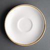 Olympia Kiln 340ml Cup Saucer Chalk 160mm (Pack of 6)