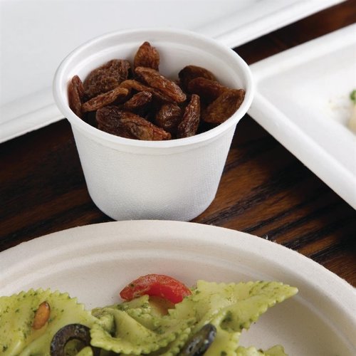 Fiesta Green Fiesta Compostable Bagasse Cups 140ml (Pack of 1000) Fiesta Green Fiesta Compostable Bagasse Cups 140ml (Pack of 1000)