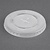 Fiesta Recyclable Polystyrene Lids for 12oz Cold Paper Cups 80mm (Pack of 1000)