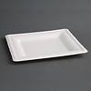 Fiesta Green Fiesta Compostable Bagasse Square Plates 261mm (Pack of 50)