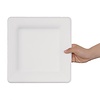 Fiesta Green Fiesta Kompostowalne kwadratowe talerze z trzciny cukrowej 261 mm (50 szt.)