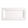 Fiesta Green Fiesta Compostable Bagasse Rectangular Plates 258mm (Pack of 50)