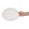 Fiesta Green Fiesta Compostable Bagasse Oval Plates 198mm (Pack of 50)
