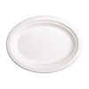 Fiesta Green Fiesta Compostable Bagasse Oval Plates 198mm (Pack of 50)