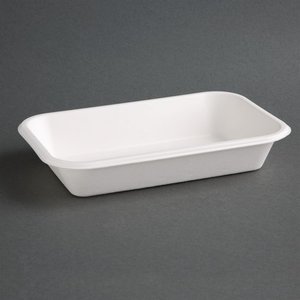 Fiesta Green Fiesta Compostable Bagasse Food Trays 24oz (Pack of 50)