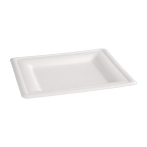 Fiesta Green Fiesta Compostable Bagasse Square Plates 159mm (Pack of 50)