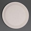 Fiesta Green Fiesta Compostable Bagasse Round Plates Natural Colour 181mm (Pack of 50)