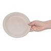 Fiesta Green Fiesta Compostable Bagasse Round Plates Natural Colour 181mm (Pack of 50)