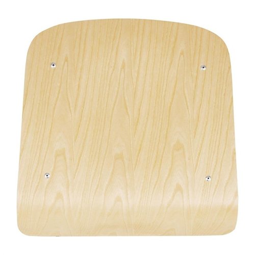 Bolero Krzesło z drewnianym siedziskiem i oparciem, szary metalik (4 szt.) Bolero Krzesło z drewnianym siedziskiem i oparciem, szary metalik (4 szt.)