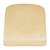Bolero Cantina Side Chairs with Wooden Seat Pad and Backrest Galvanised (Pack of 4)