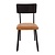 Bolero Metal & PU Side Chair Vintage Camel (Pack 4)