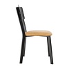 Bolero Metal & PU Side Chair Vintage Camel (Pack 4)