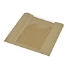 Vegware Compostable Kraft Sandwich Bags With PLA Window Large (Pack of 1000)