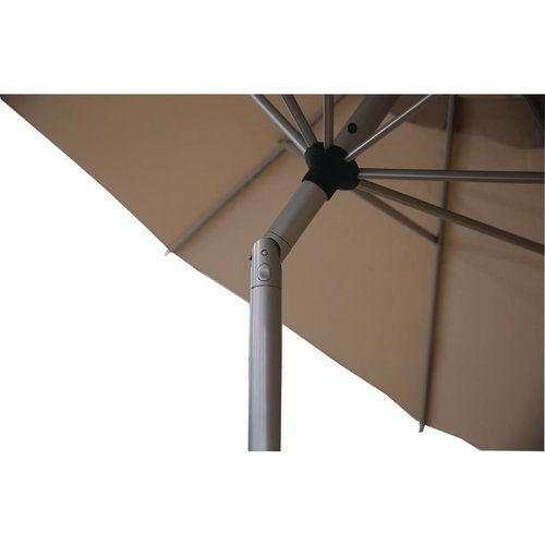 Sorara Okrągły parasol Ø300 cm, piaskowy