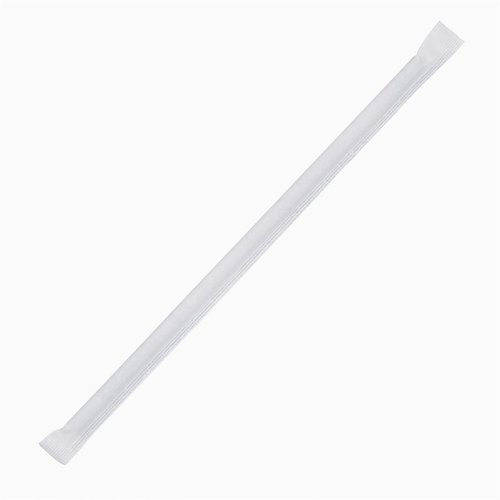 Fiesta Green Fiesta Compostable Individually Wrapped Bendy Paper Straws Black (Pack of 250)