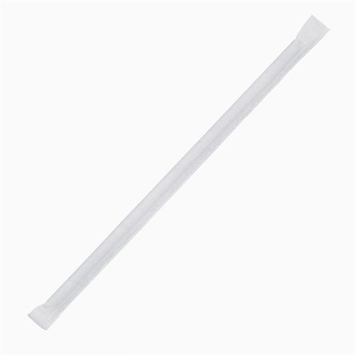 Fiesta Green Fiesta Compostable Individually Wrapped Bendy Paper Straws Black (Pack of 250)