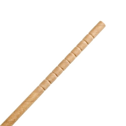 Fiesta Green Fiesta Compostable Bendy Paper Straws Kraft (Pack of 250)
