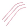 Fiesta Green Fiesta Compostable Bendy Paper Straws Pink (Pack of 250)