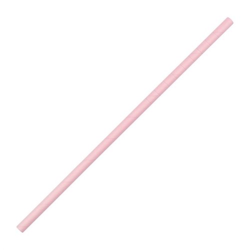 Fiesta Green Fiesta Compostable Bendy Paper Straws Pink (Pack of 250)