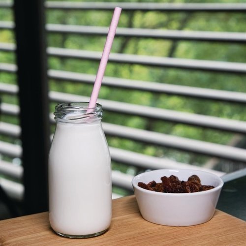 Fiesta Green Fiesta Compostable Bendy Paper Straws Pink (Pack of 250)