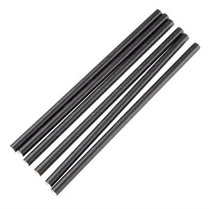 Fiesta Green Fiesta Compostable Individually Wrapped Paper Cocktail Stirrer Straws Black (Pack of 250)
