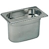 XXLselect Matfer Bourgeat Stainless Steel 1/9 Gastronorm Pan 100mm