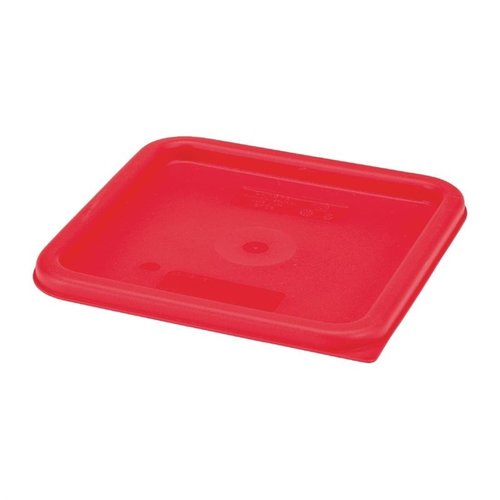 Cambro Pokrywka do pudełka na żywność Cambro Camsquare, czerwona Cambro Pokrywka do pudełka na żywność Cambro Camsquare, czerwona