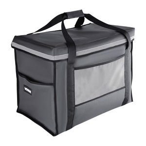 Vogue Insulated Folding Delivery Bag Grey 540x360x430mm Vogue Insulated Folding Delivery Bag Grey 540x360x430mm