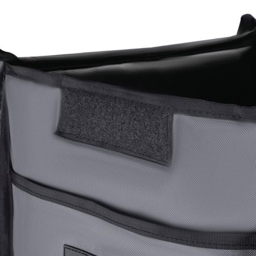 Vogue Insulated Folding Delivery Bag Grey 380x305x380mm Vogue Insulated Folding Delivery Bag Grey 380x305x380mm