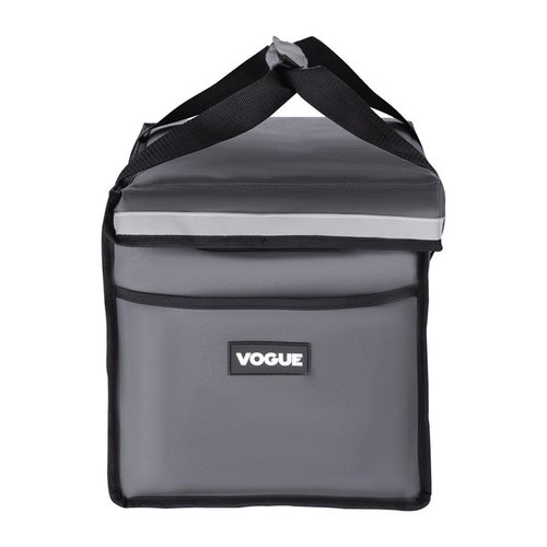 Vogue Insulated Folding Delivery Bag Grey 380x305x380mm Vogue Insulated Folding Delivery Bag Grey 380x305x380mm