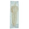 eGreen Individually Biofilm Wrapped 4-in-1 Wooden Cutlery Set (Pack of 250) eGreen Individually Biofilm Wrapped 4-in-1 Wooden Cutlery Set (Pack of 250)